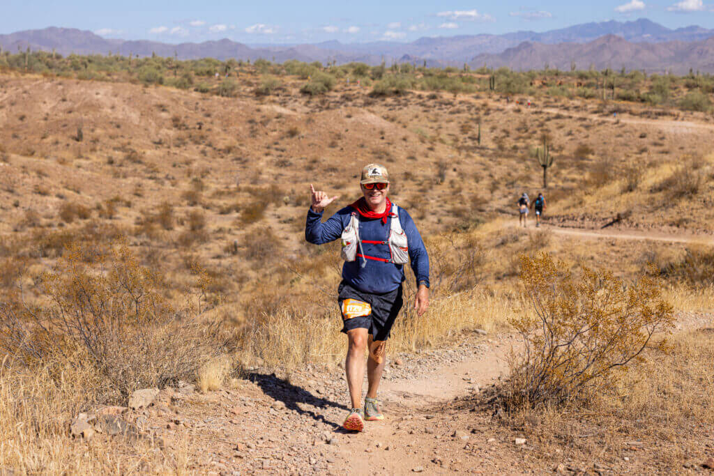 Mark Running in the desert's biggest Ultra Party Javelina Jundred